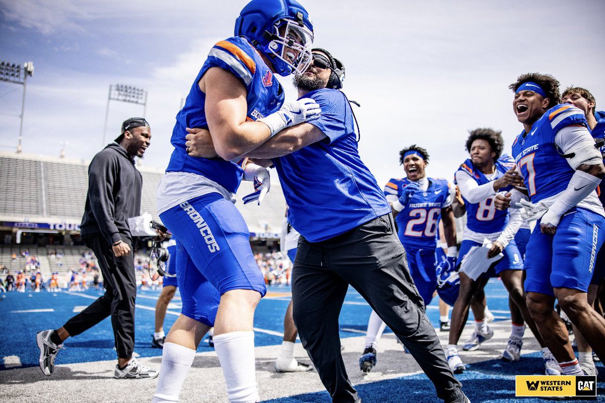 BroncoSportsFB's tweet image. Feels good to be home 🏟️🔵

#BleedBlue | #BuiltDifferent