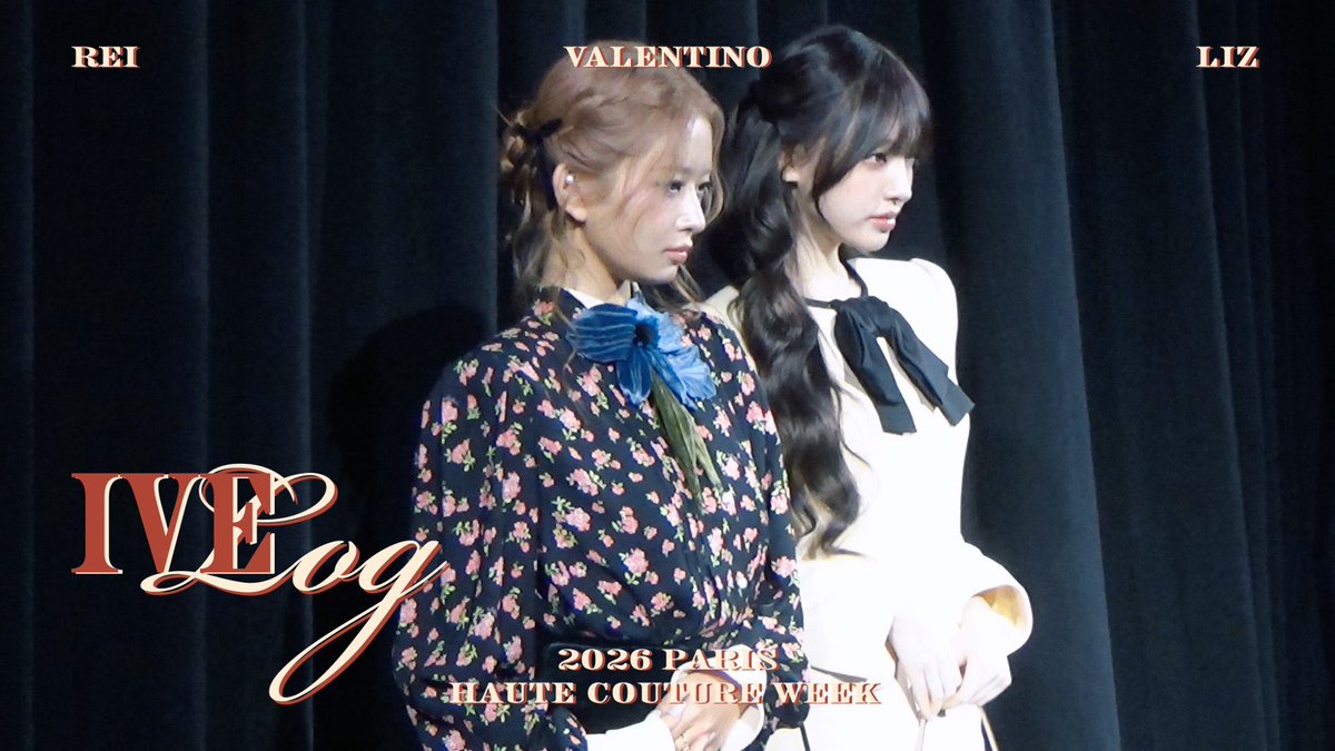 TEAMREIGLOBAL's tweet photo. [ 📹 YOUTUBE ] 260426 | [IVE LOG] 커플즈 컴백 ˚. ⊹ 함께하는 VALENTINO HAUTE COUTURE｜커플즈 LOG

DIVEs & Reikkomis! Please watch, like, leave positive comments, and share for our REI-chan 🩷
🔗 https://t.co/hxiKiZ57kI

#IVE_LOG
#VALENTINOGARAVANI #발렌티노

#IVE #아이브 #アイヴ 
#REI #레이 #レイ