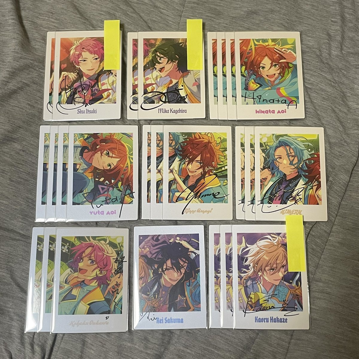 l_O8a's tweet photo. 〈 交換 〉あんスタ ぱしゃっつ 10周年

求▷ニキ,渉

譲▶︎写真1〜6(ツリー参照)

🪽郵送のみ,5枚〜纏めて優先
🪽付箋は初期汚れ(黒い点)有ります
🪽なるべく同数集めたい為どちらかのみ又は枚数に差があるお声がけはお返事にお時間いただきます

検索からでもお気軽にお声がけください☺︎︎ https://t.co/3vRW12qoMU