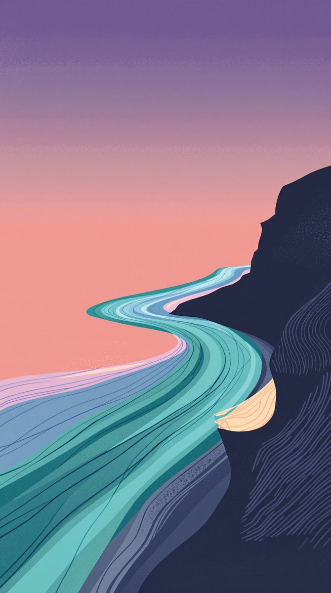 wallpaper_fm's tweet image. A river of colors curled around the sunset cliff, echoing tales of forgotten journeys.

#Wallpapers #Wallpapers4k #SunsetSilhouette #VibrantRivers #EtherealJourneys #ClifftopViews #ColorfulExpanse