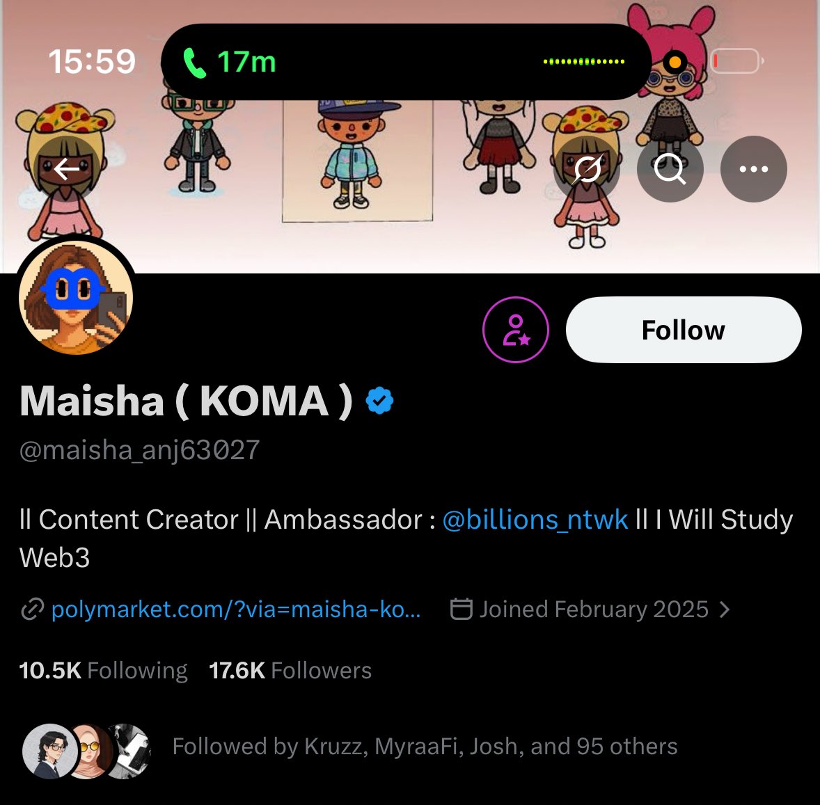 Another of those accounts that claims to support small accounts with a follow then proceeds to unfollow in the midnight while everyone’s deep asleep.