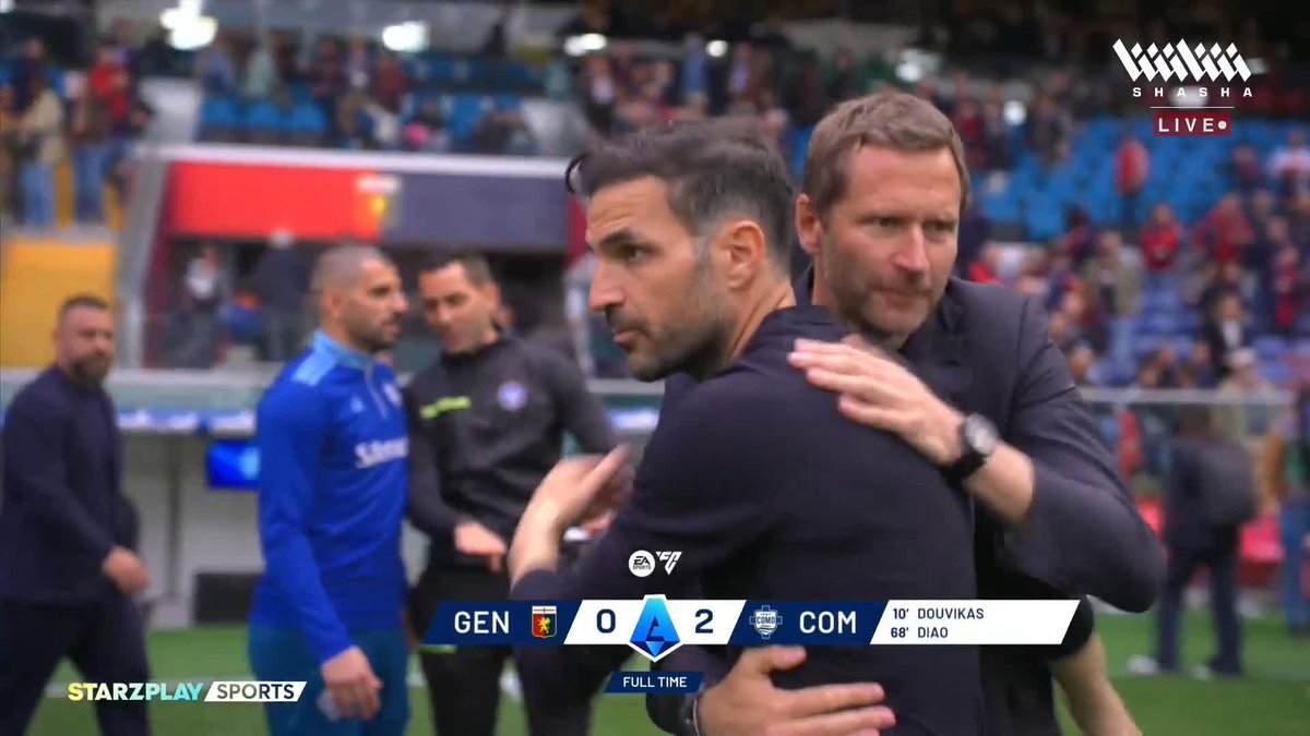 حقق كومو فوزًا مهمًا على جنوى بنتيجة 2-0. وبهذا الانتصار: يرتفع رصيد الفريق إلى 61 نقطة. ويصعد مجددًا إلى المركز الخامس في جدول الترتيب 