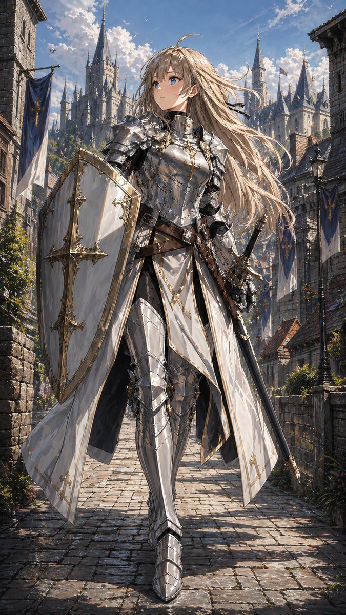 Holy Knight in a Castle City