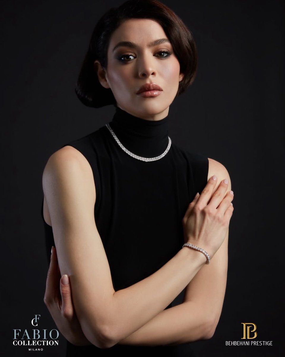 behprestige's tweet image. Worn like a second skin. Jewelry that becomes part of you. Intimate, luminous, and quietly powerful, designed to be lived in, not just admired. #FabioCollection #craftedtoperfection #madeinitaly #tennisnecklace #diamondbracelet