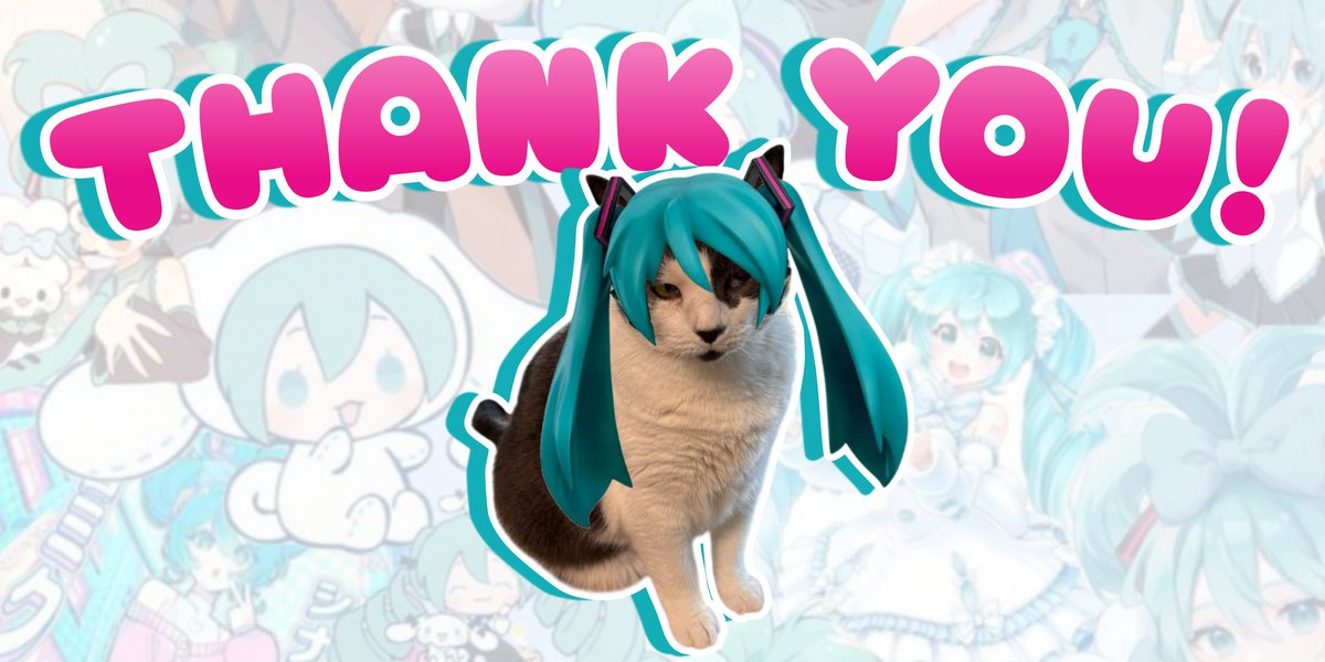 Mikuthon 2026 was a HUGE success. Not only did we reach the goal, we exceeded it by over $600! Y'all have no idea how emotional I've been and I want to thank each and every one of you who showed up. From donating, reposting, to saying hi on stream, every little bit helped! 💖