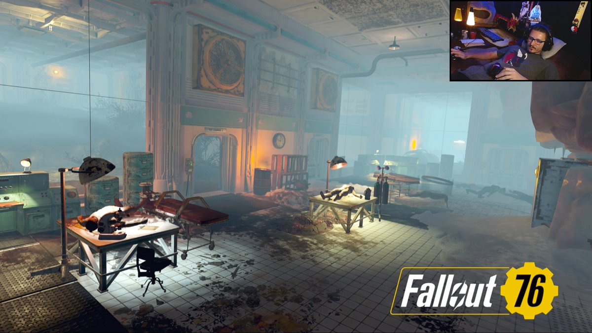 TheGamingDrake's tweet image. As is the case with most vaults, Vault 96 had quite a sordid history of unethical experimentation. The scientists that were stuck in here had to experiment on animals and the next scientist continued with humans. Twitch.tv/DrakeTheDrake #furry #smallstreamer #twitchstreamer