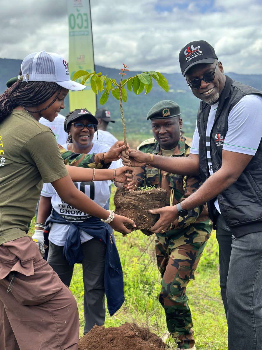 _KarenForte's tweet photo. In partnership with various corporates, the Karen Forte Foundation's mission of growing a million trees is slowly taking shape. I joined CLK Africa in growing  5,500 trees at Old Kijabe forest, Kiambu county marking 120 years of their establishment. https://t.co/6Mccc5U045