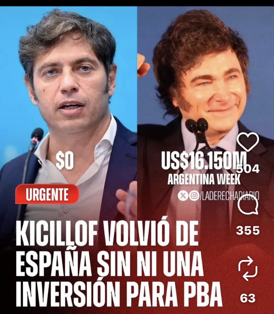 carlosa43216350's tweet photo. @elfachakicillof @MAEMDI @Kicillofok Jajajaja es un inútil , el peor gobernador de la PBA , un boludo que está a nivel de Brancatelli 👇🏽 https://t.co/jxMeL1UiPL