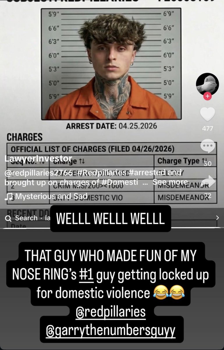 THIS IS THE BEGINNING OF PEOPLE AROUND GARY GOING TO JAIL