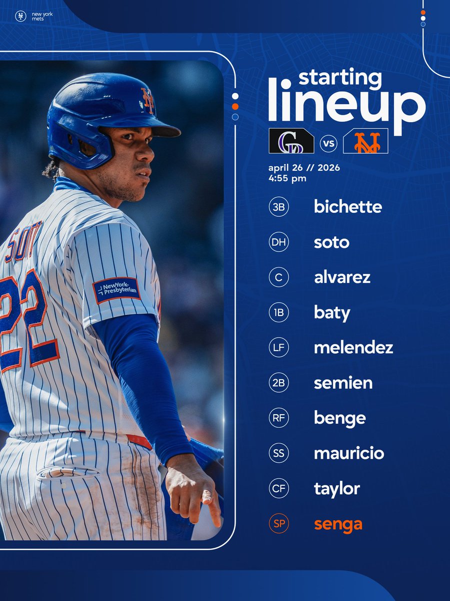 Mets's tweet image. Game 2 #LGM