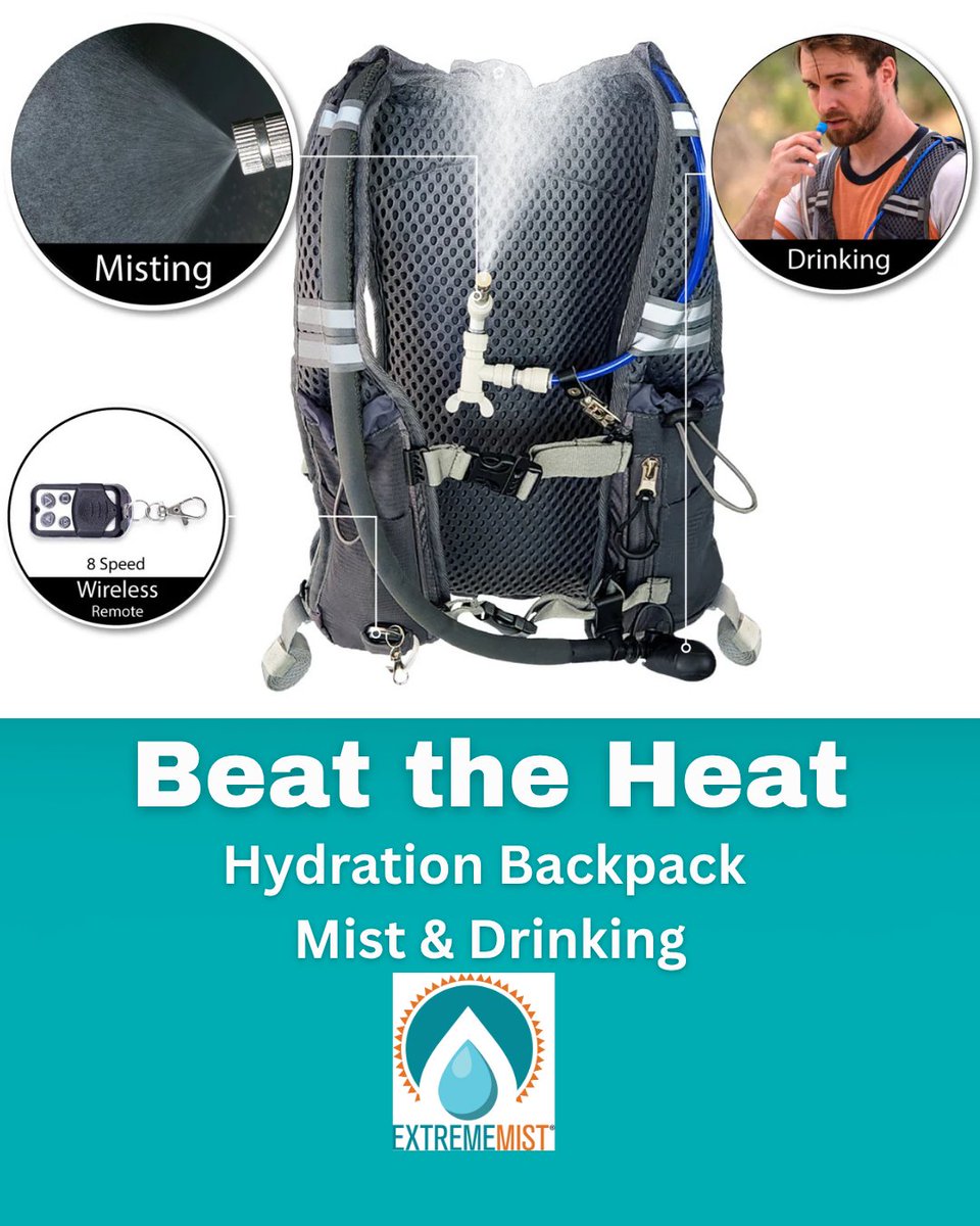crappiemates's tweet image. The heat is coming, but that doesn’t mean the fun has to stop. This mist and hydration backpack helps keep you cool, hydrated, and outside longer.

ddoutdoor.com/extreme-mist

#ddoutdoor #extrememist #CrappieDan #CrappieMates