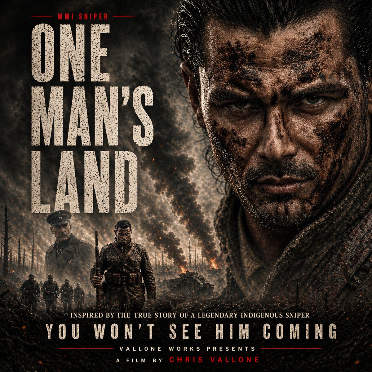 ValloneWorks's tweet image. TONIGHT 8pm EST.

If you can, hit “Notify Me” here:
👉 youtu.be/qqnd4CKJVz4

#WWIFilm #ShortFilm #IndieFilm #WarFilm #chrisvallone #AIFilm #aiwarfilm