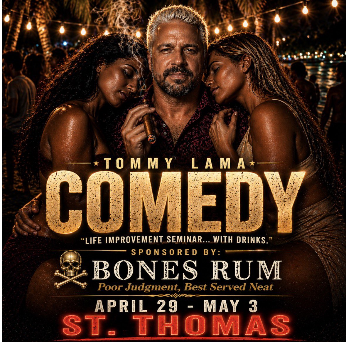 tommysavitt's tweet image. Three Vices. One Loyalty Program. @usviports #stthomas #comedy #standupcomedy #virginislands