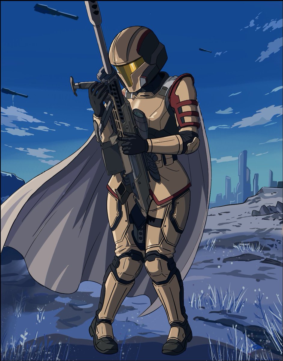 Klamz_D1's tweet photo. Commission done for @realnik10, thank you so much! <3
#helldivers2 https://t.co/LioDxqoypu