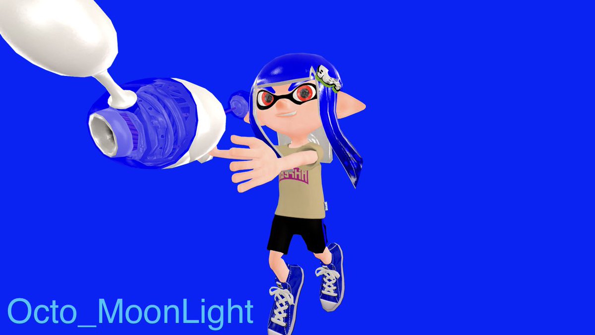 Octo_MoonLight's tweet photo. I made my next new Splatoon oc on sfm their name is Andrew they’re nonbinary so they’re pronouns are he/they and they’re favorite weapon is Luna blaster and here’s their introduction #Splatoon3 #nonbinaryinkling #splatoonoc #SplatoonSFM https://t.co/qxA7vfY32J