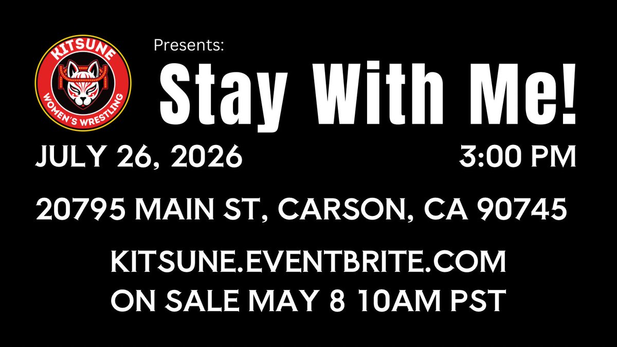 PWKitsune's tweet photo. Talent announcements coming soon!
Tickets on sale 5/8 10am.
https://t.co/0UQBu7DIUL https://t.co/yPN4es8gKW