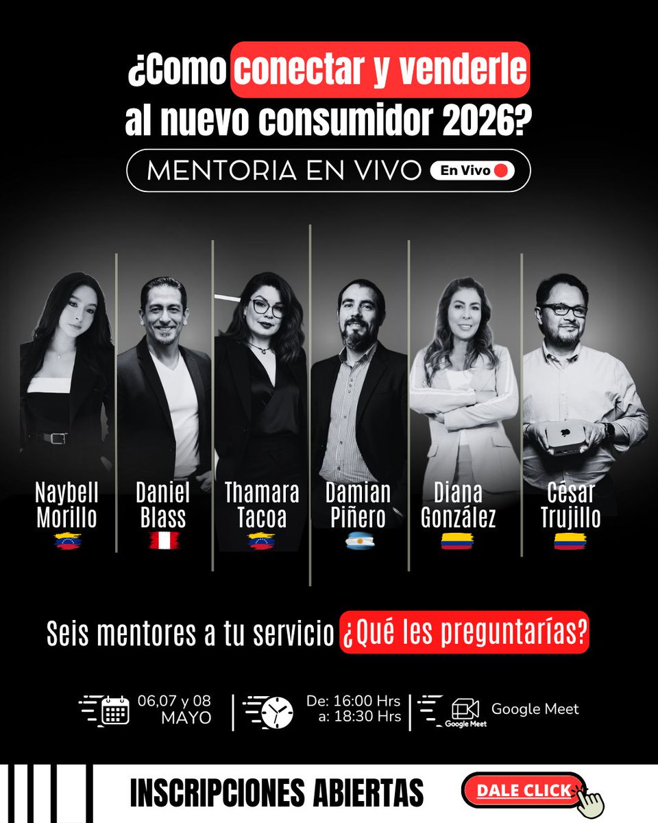 thinkers360's tweet image. ¿Cómo conectar y venderle al nuevo consumidor 2026? buff.ly/J32oQcD via @DamianPiñero of Cima Academy on @Thinkers360 #CustomerExperience #PersonalBranding #Sales