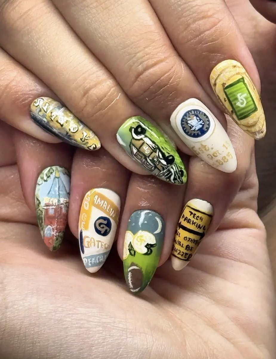 gtalumni's tweet photo. Nailed it! Shoutout to @kyxnails for repping Georgia Tech in the best way. https://t.co/1ePM2fiSm1