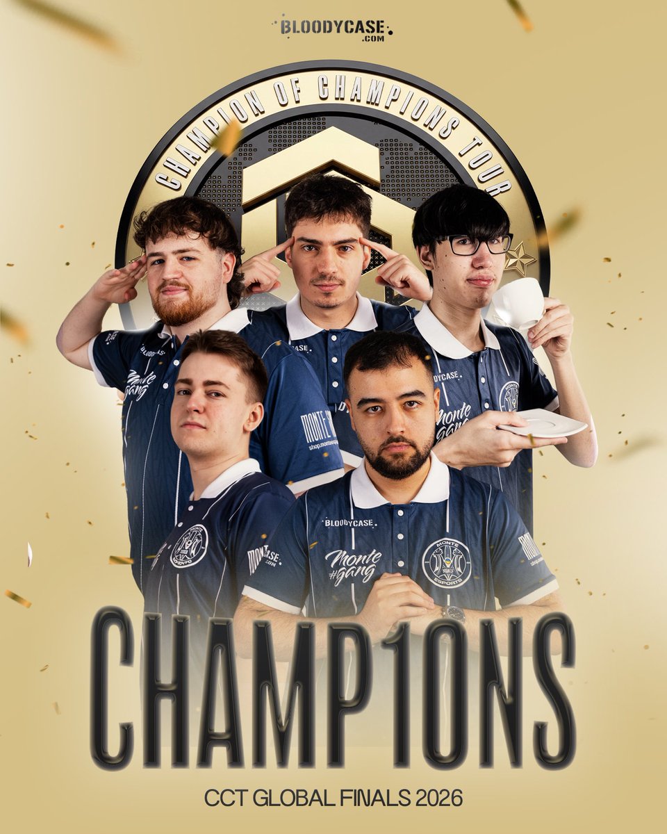 Monte_Esports's tweet photo. THE BEST CCT TEAM EVER @CCT_CS 🤩

Love you boys @kakafuCS @dance_gg @Gizmyyy @bymascs @afro_csgo @azuwuCS @Rainwakercs 💙 #MonteGang https://t.co/46nHRGFCeC