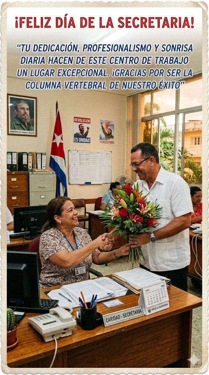 Con #HonorHolguinero hacemos llegar nuestro más sincero agradecimiento por su impecable labor y compromiso a Iliana,Adis,Odalis,Elaine, Erika,Amarilis y Alberto, su profesionalismo es un pilar fundamental para el éxito de nuestra entidad. Reconocemos hoy su dedicación #HolguínSí