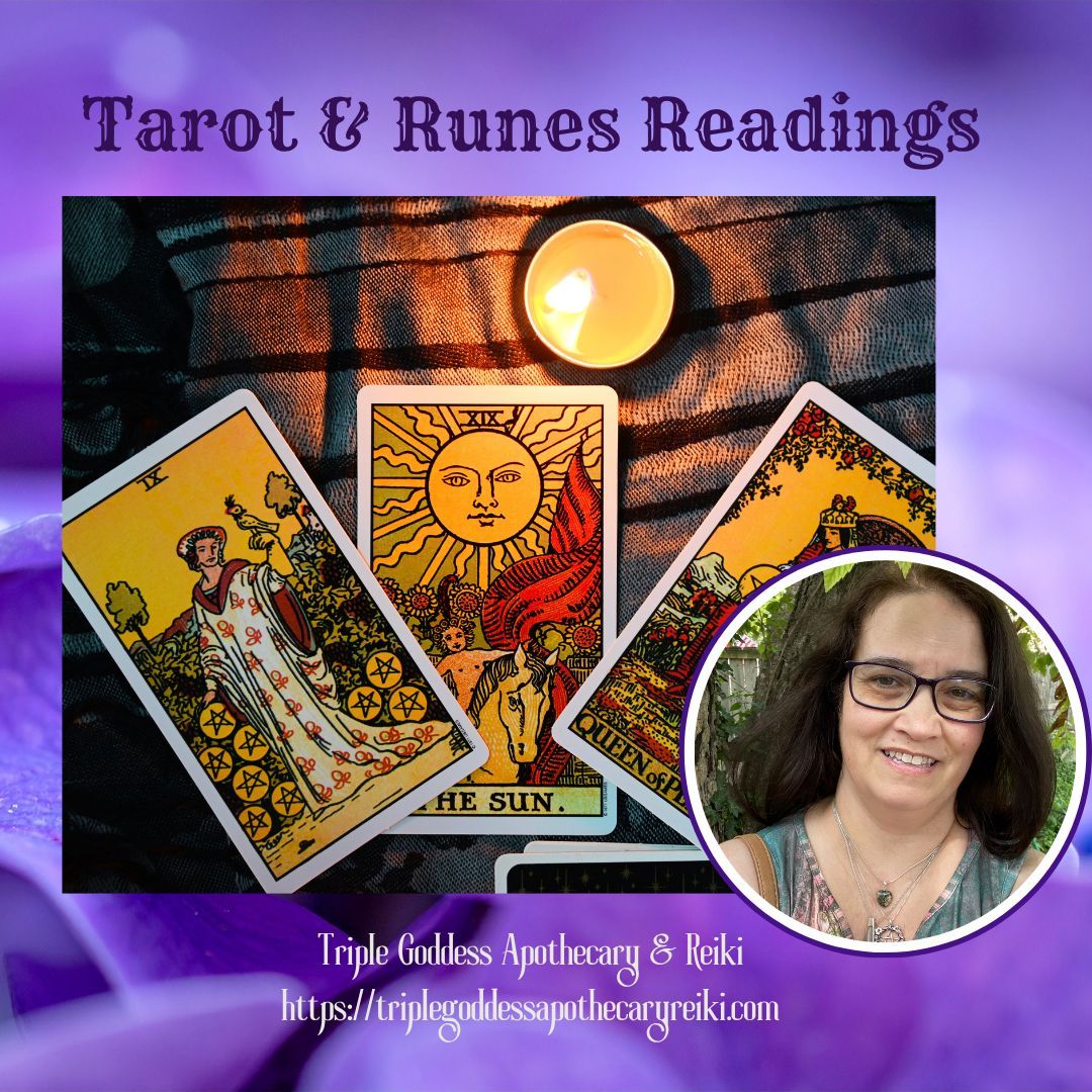 triplegoddessa1's tweet image. Tarot and Runes readings with Rowan Ravenwolf of #triplegoddessapothecaryandreiki 
Website:  triplegoddessapothecaryreiki.com
#crystals #candles #books #divination #spells #reiki #tarot #runes #rowanravenwolf