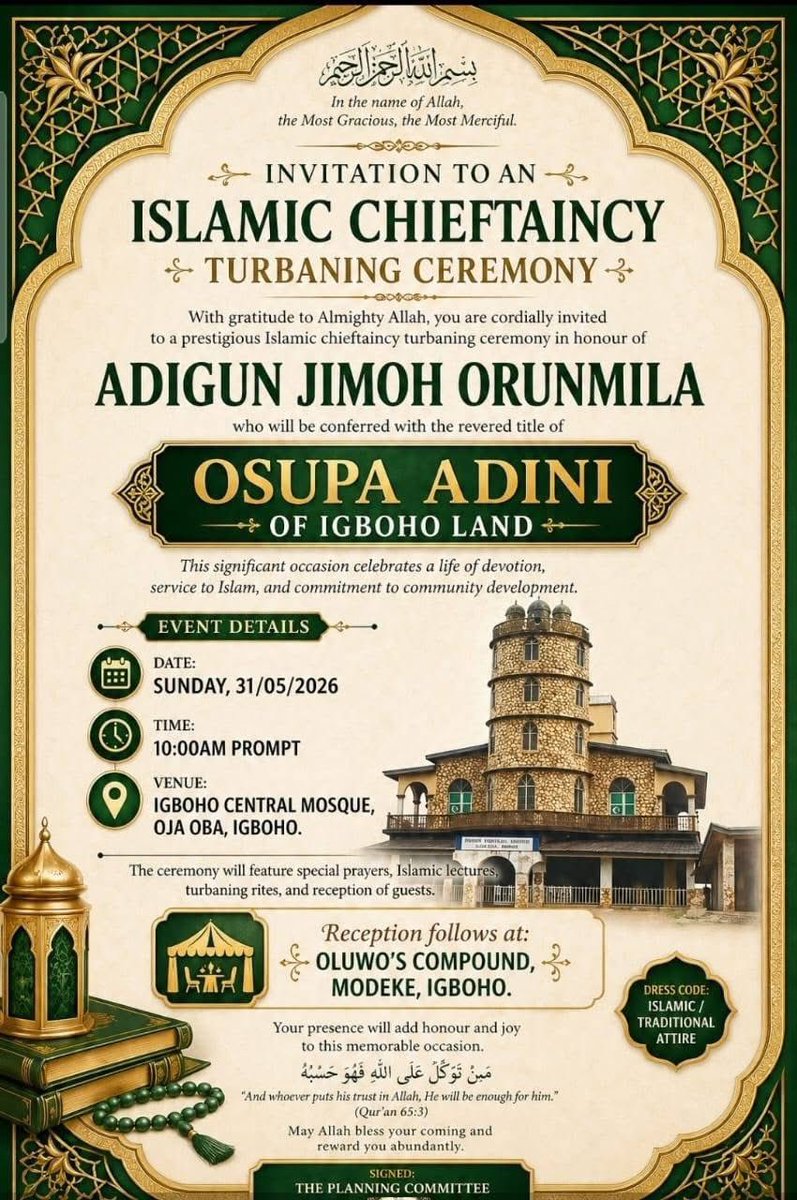 olúwo jògbòdó òrúnmìlà tweet media