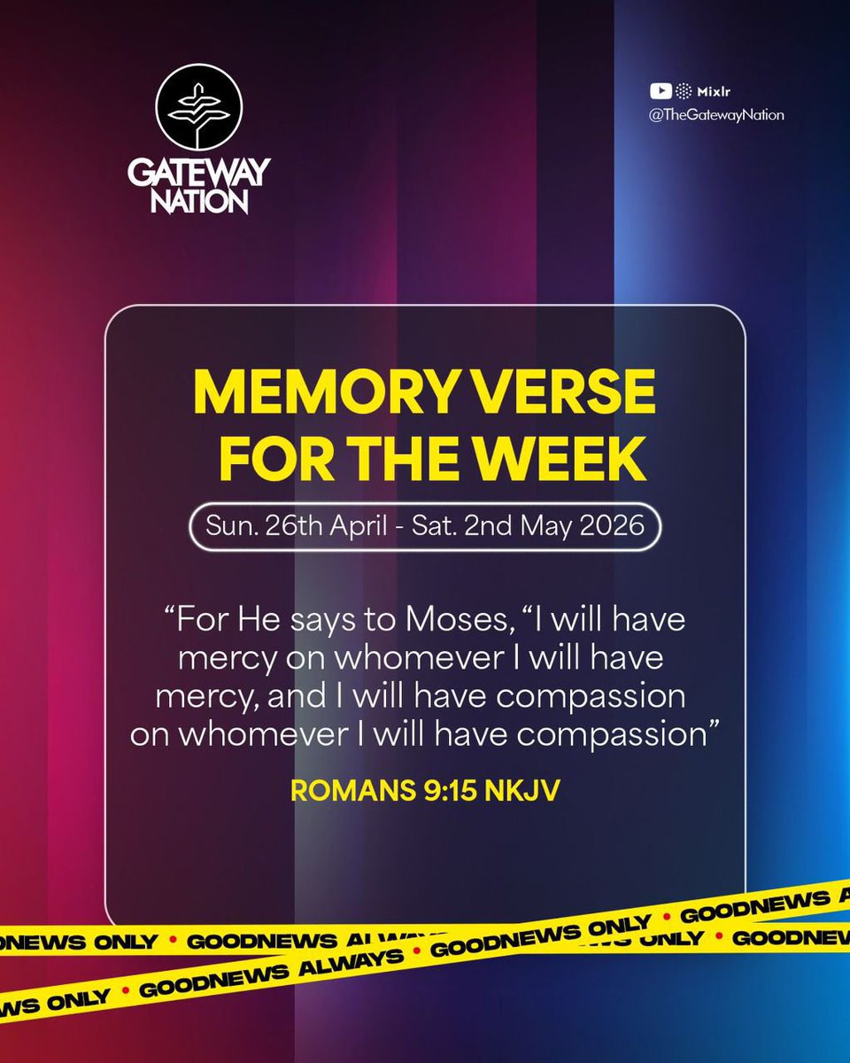 GatewayNation_'s tweet photo. Memory Verse For the week

#GatewayNation https://t.co/MjhbmSoMlY