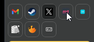 DLineon's tweet photo. @uwukko can't press pinned tabs with top bar hidden and tabs on the right (where window controls) on Windows, but there is probably already issue for that https://t.co/zDUZaSGzom