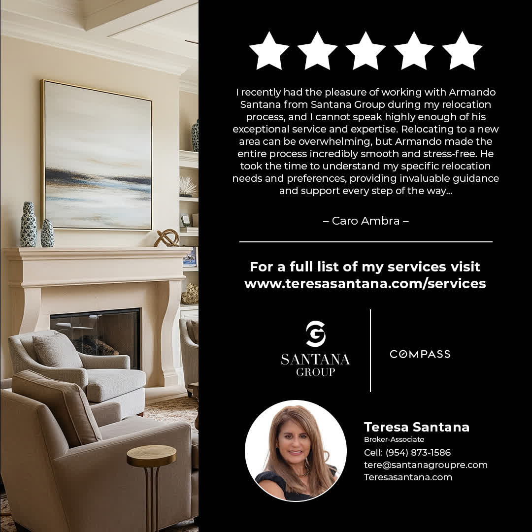 SantanaCompass's tweet photo. What Our Client's Are Saying...
LEARN MORE... https://t.co/w5fUMm8KhT

#buyahouse #buyahome #sellahouse #sellahome #LuxuryLiving #DreamHome #BrowardHomes #FloridaLiving #HomeSweetHome #SouthFloridaHomes #LuxuryHomesFL #SouthFloridaLiving #RealEstateExpert #realestateinvesting https://t.co/CPgzYjCrle