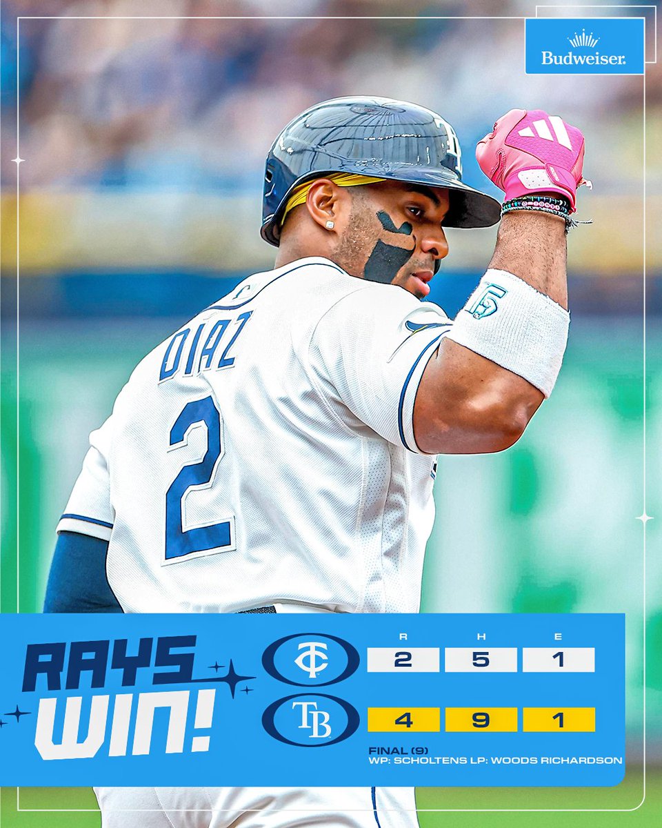 Gotta keep the house clean 🧼

#RaysUp | #RaysWin