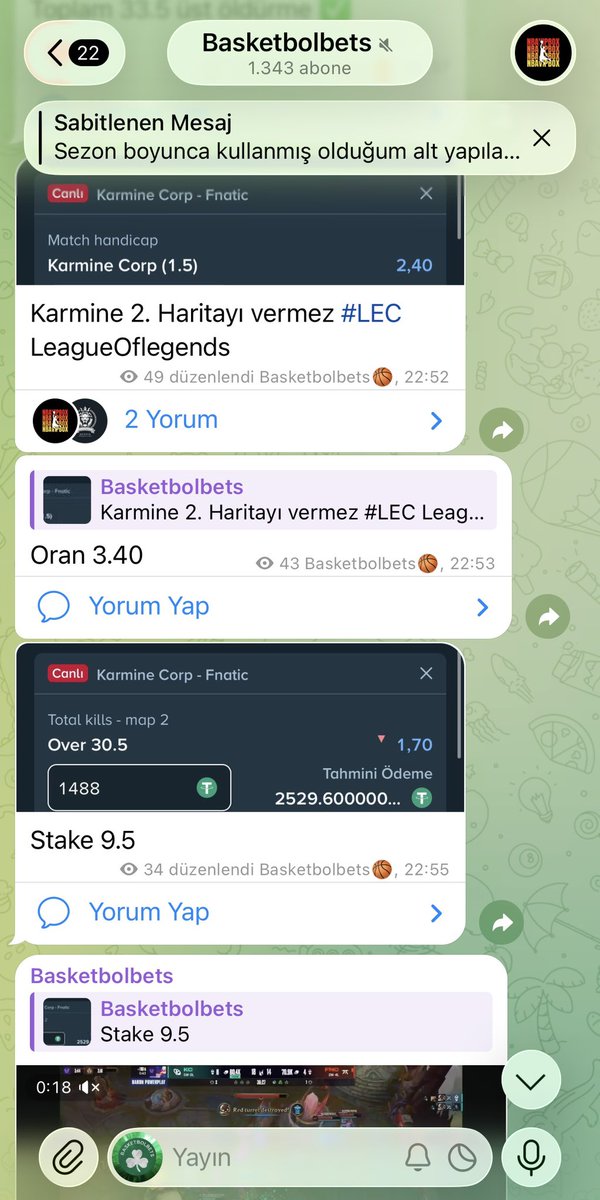 Bize güvenen takipçilerimiz  #LeagueOfLegends ‘i gözü kapalı oynuyor değil mi 😅 

1.70 ✅ 2.40✅ 3.40✅

İyi gecele