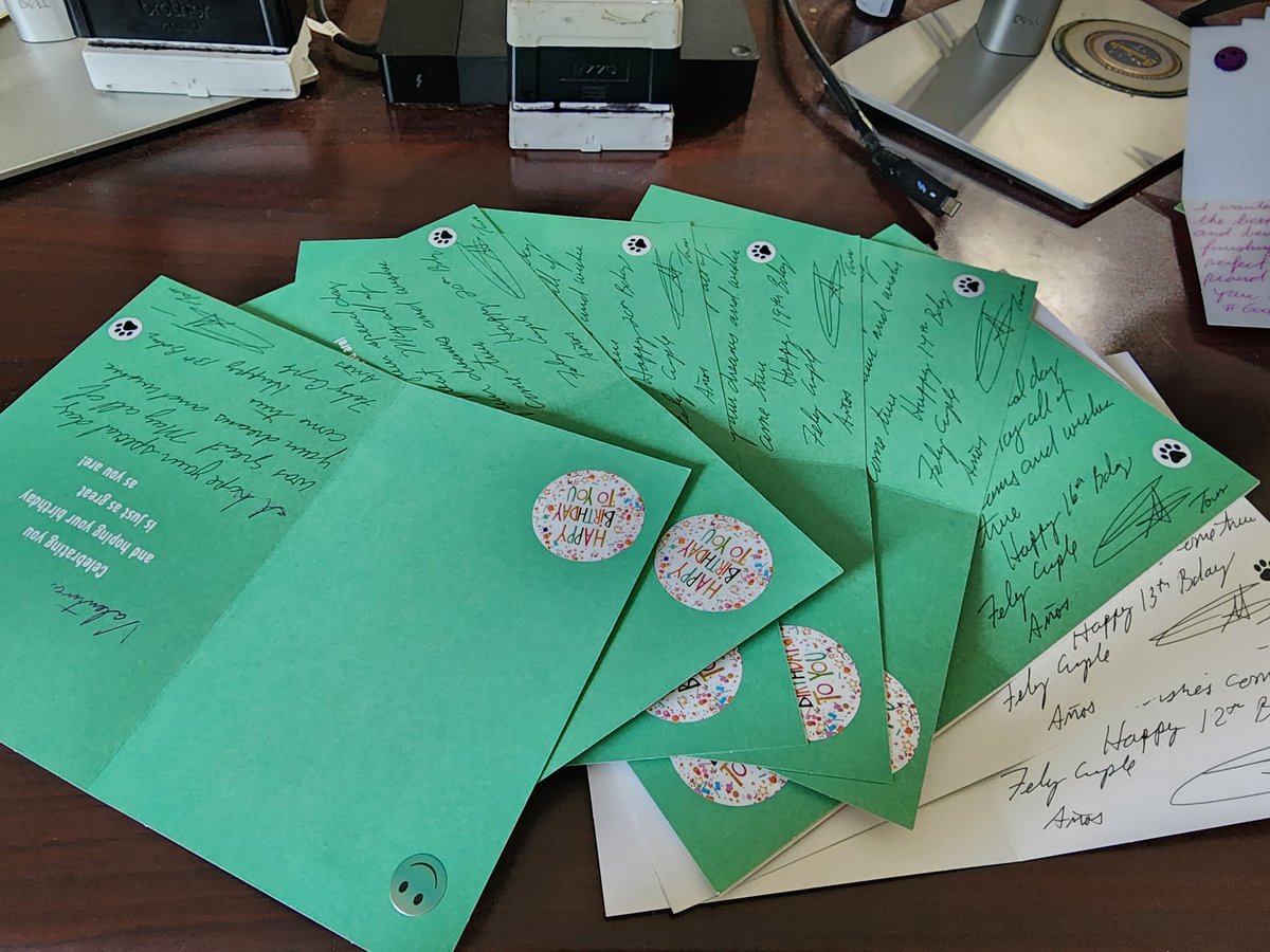 MPA_GOJAGUARS's tweet image. #MPAJAGS 
sending (9) birthday cards to our Jags &amp;amp; team members on their special day #BUILDERS (Culture is year round) #GOALSETTER @PrincipalKafele @ShekaHouston @Educator_Hurt @DrGHarrigan @DarrinMPeppard @burgessdave @ThePrincipal_JL @RachelEdohoEket @JTSPOTLIGHTS