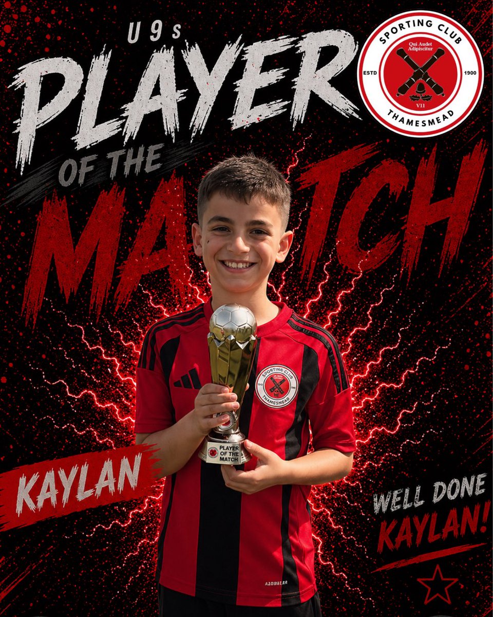SCTFC_Academy's tweet photo. Kaylan - U9 Player of the match 💥

A real impact on the match today. Scored to get us back in the game before moving into goal and making a big last minute penalty save to finish.🤚⚽️ https://t.co/hB7lpmGkOA