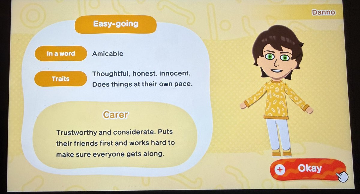 I made <a href="/Danno_Cal/">Danno Cal</a> on my Tomodachi Life Island.