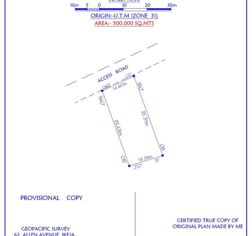 *FOR SALE: A PLOT OF LAND LOCATED OFF 3RD AVENUE, BANANA ISLAND, IKOYI, LAGOS*

Land Size: 500 Square Metres.

Title: Federal C. of O.

Price: N5Million Per Square Metre.

*Contact: +2348139096910; +2348123173582.*