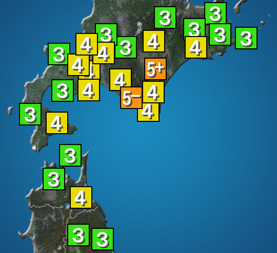 wni_jp's tweet photo. 【地震情報】
04月27日 05:24 震度5強
【道東】十勝地方中部
▶生放送で解説中 
https://t.co/XgCGvnwzzl

最新地震情報
https://t.co/VzJjLWdgDt https://t.co/Rhcjzv2gQ0