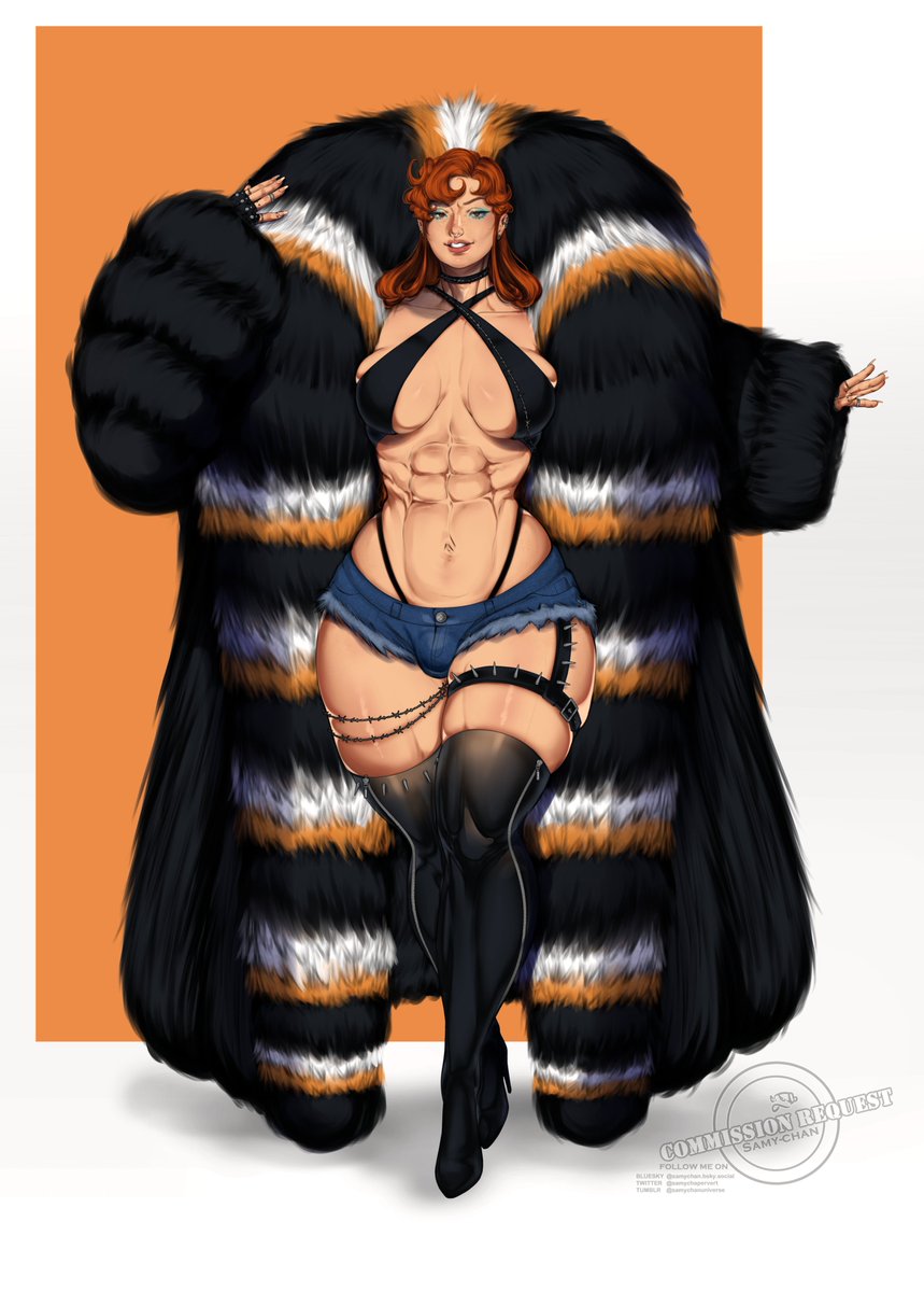 samychapervert's tweet photo. Commission request for @ObviousInterest Thank you so much for the request! I loved drawing her! And here is the beautiful Melanie! With her strong body and her lovely thick fur coat. #requestcommission #furcoat #tgirl https://t.co/RYCCGQIBgZ