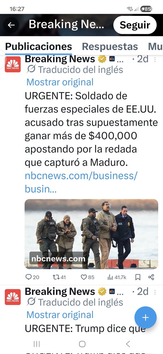 PaupinozaP's tweet image. #NBC #BreakingNews Jaja
Noticias de hace 18 y 19 horas y de hace 2 días...
#Censura
#Autocensura
O siempre son así?? 🙄🙄