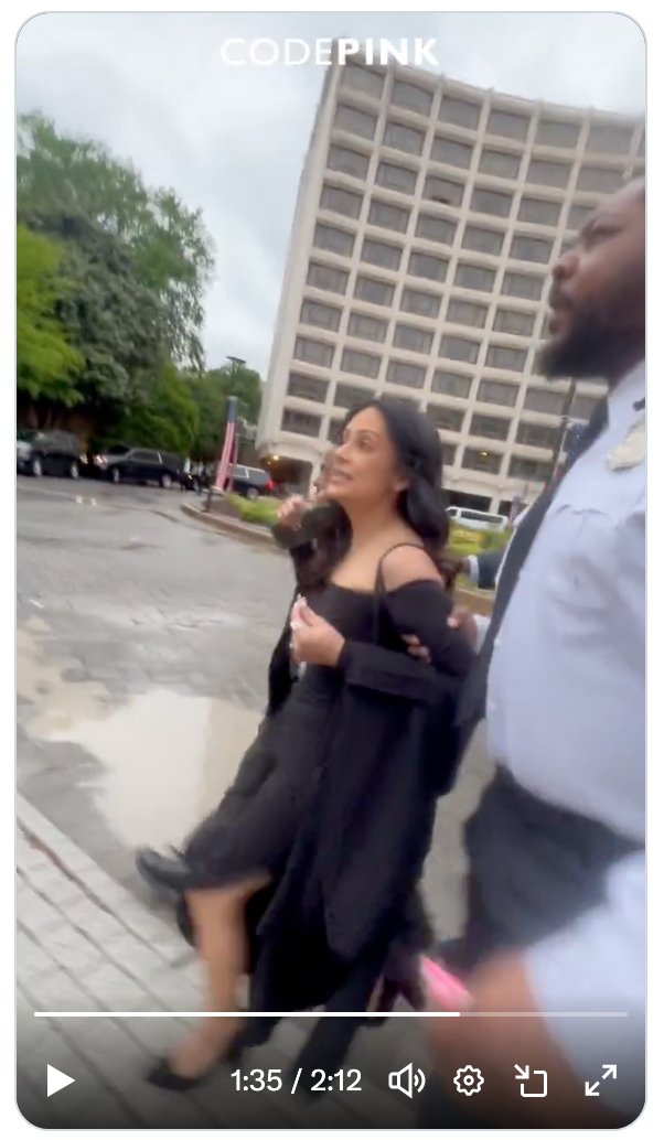 daya_baran's tweet image. The way this asshole is handling this lady is #abuse watch video. Where are all the women and mothers on #Gaza #genocide and killing of #children! #codepink