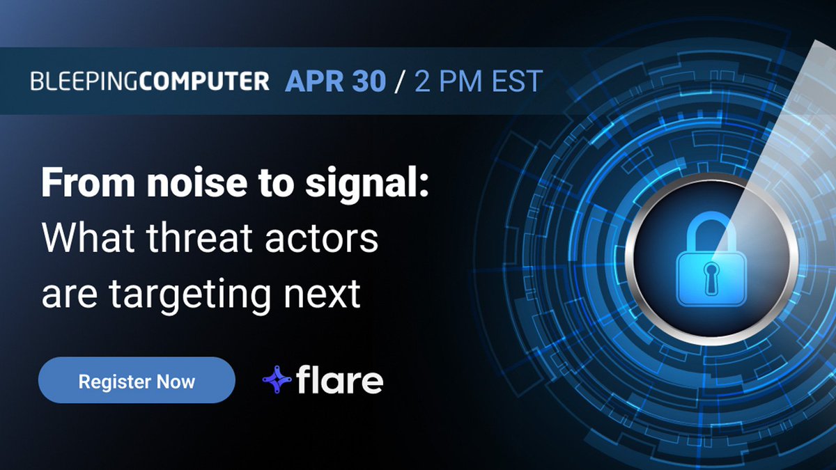 BleepinComputer's tweet image. 🧠 Cyberattacks can start with early warning signals.

From dark web chatter to access broker listings, clues can be found before an attack begins.

🎯Join us this Thursday @ 2PM ET for a webinar on how to detect these signals: event.on24.com/wcc/r/5288912/…
#cybersecurity #webinar