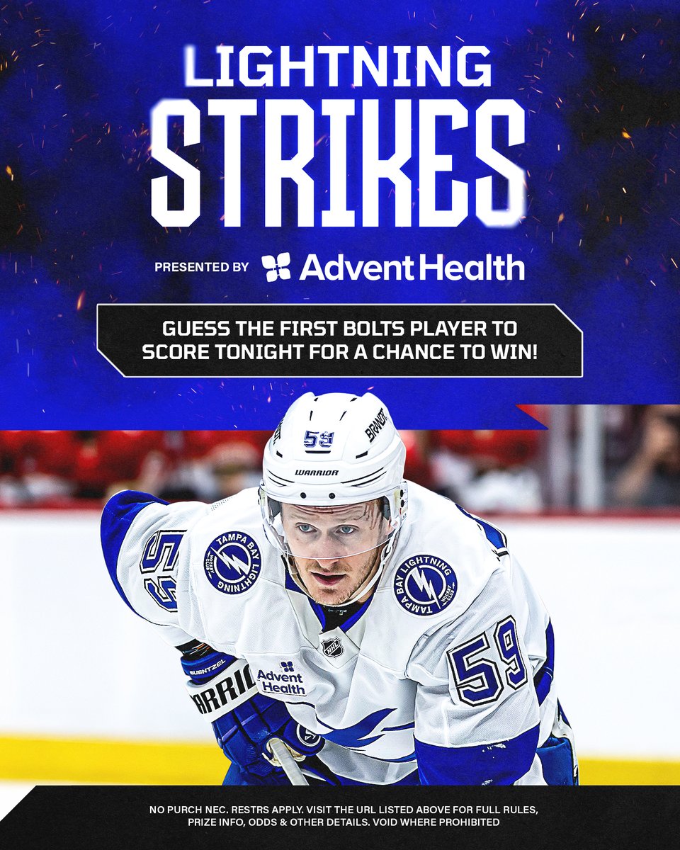 x - Tampa Bay Lightning tweet media