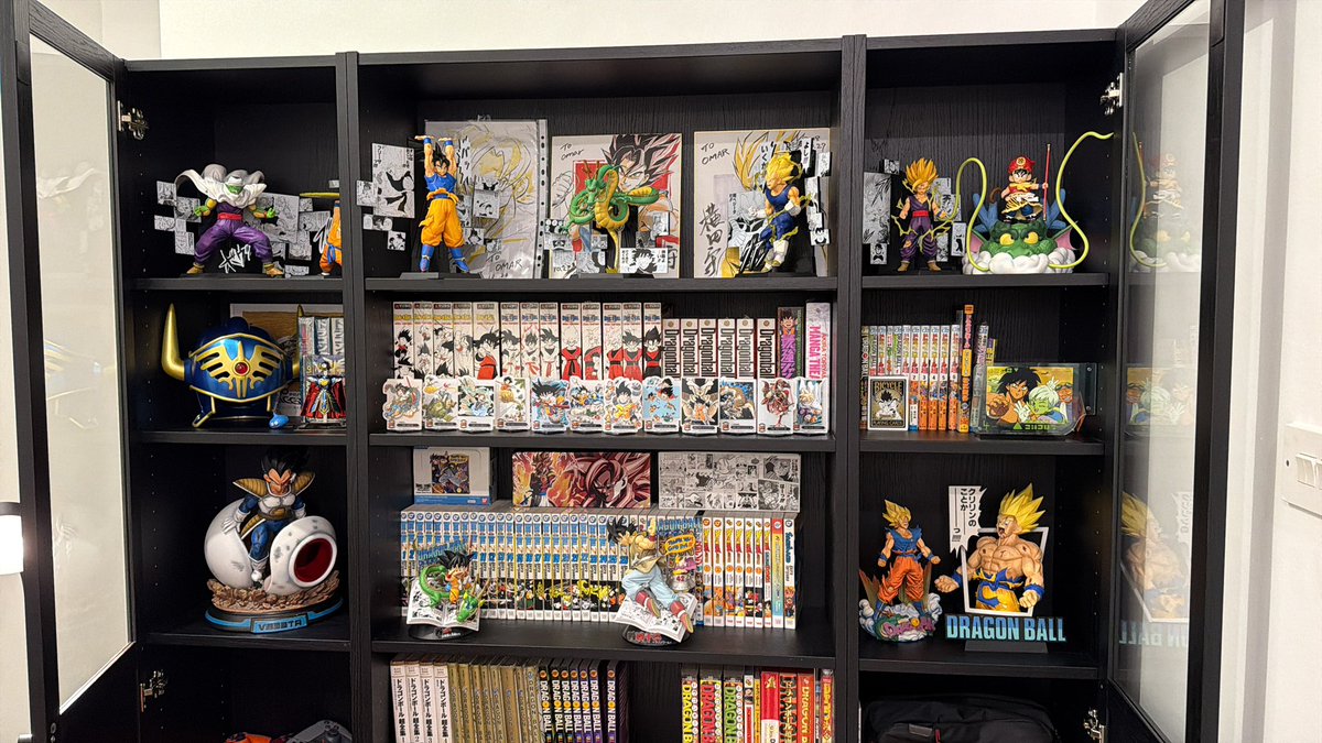 SonDbooz's tweet photo. My collection of #DragonBall https://t.co/RVgFQNFJDX