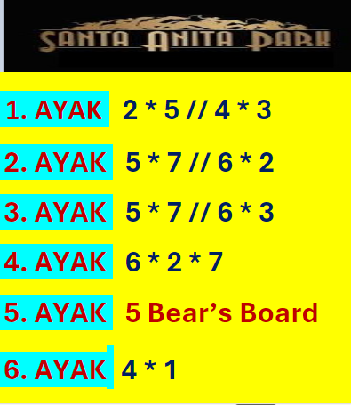 AyhanDevrimAkin's tweet image. #Santa #Anita #Park 🏇 🇺🇸 #SantaAnitaPark 🇺🇸 🏇
26*Nisan Altılı Ganyan Şablonum...
Şansınız Bol Olsun. 🍀 🍀 🍀