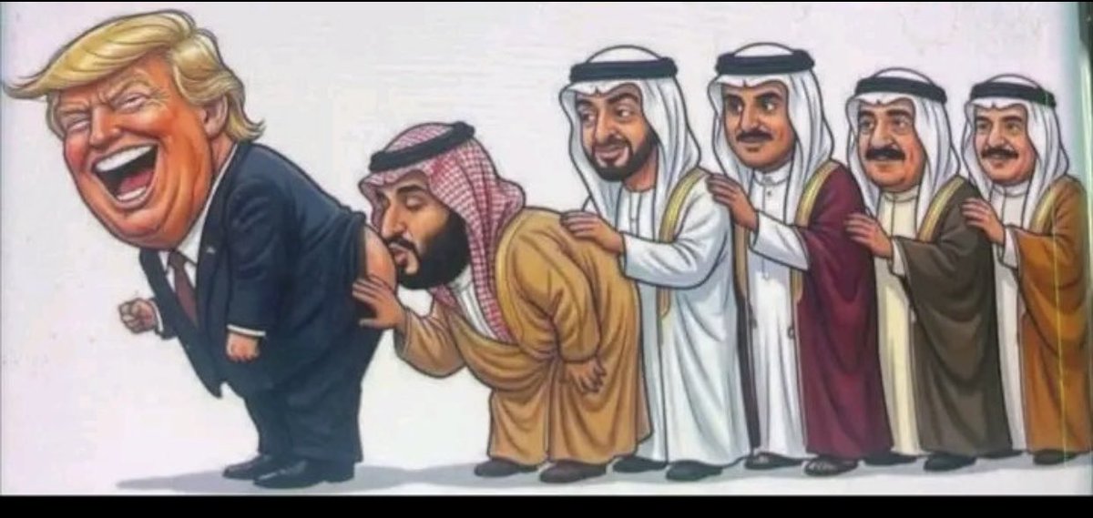 s9204's tweet photo. @NawafMisferIl ايران لم تطلب زيارة دول الخليج فقط كانت زيارة لسلطنة عمان .انتم اشباه الرجال ولم يحترمكم احد في هذا العالم لا امريكا ولا اسرائيل عملكم الوحيد تقبيل مؤخرة ترامب https://t.co/mwJtmYa2j5