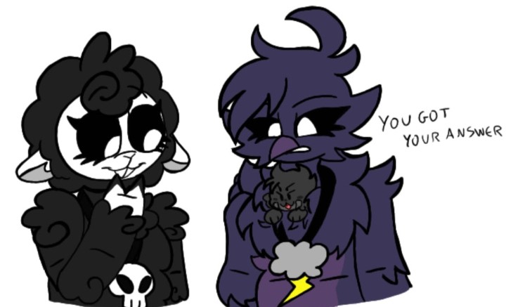 cakemilly_j's tweet image. A small being can fit in Poe's feathers lol
(Websly by @Nojak22)
#nightmarecritters #babachops #poe #smilingcrittersOC