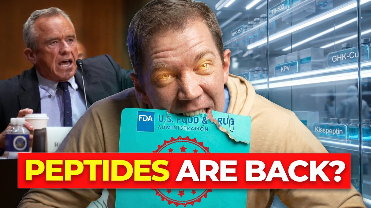 Peptides got BANNED and now they might be coming back. What actually  happened with the FDA, BPC-157, TB-500, and GLP-1 drugs is way more  complicated than people think. I broke down the