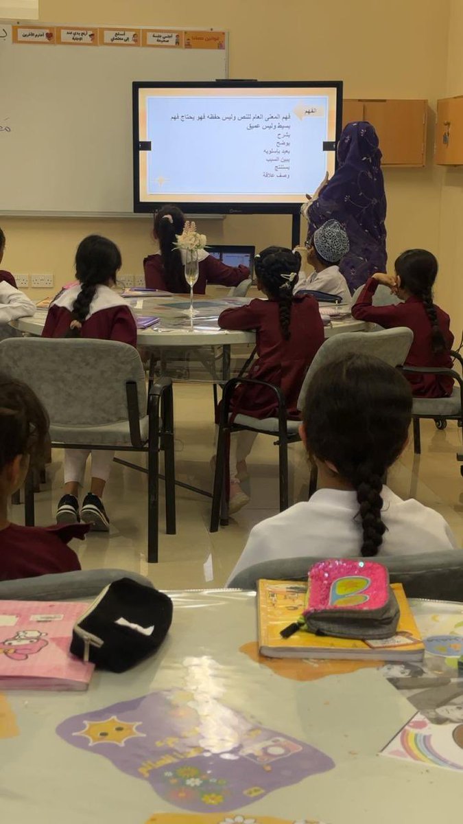 alrsook's tweet photo. ✨ تنفيذ حصة تطبيقية لمعلمات المجال الأول بعنوان "مهارة صياغة أسئلة فهم المقروء"
🎓 من تقديم الأستاذة صفية الحارثي
وبحضور المعلمة الاولى أ. منال الجهورية 
حيث تناولت أساليب إعداد أسئلة متنوعة تقيس مهارات: التذكر، الفهم، التحليل، التقويم، والإبداع؛ بما يسهم في تنمية التفكير لدى الطلبة وتحسين نواتج التعلم.
 #فعاليات_تعليمية_شمال_الباطنة
#تعلم_مستدام