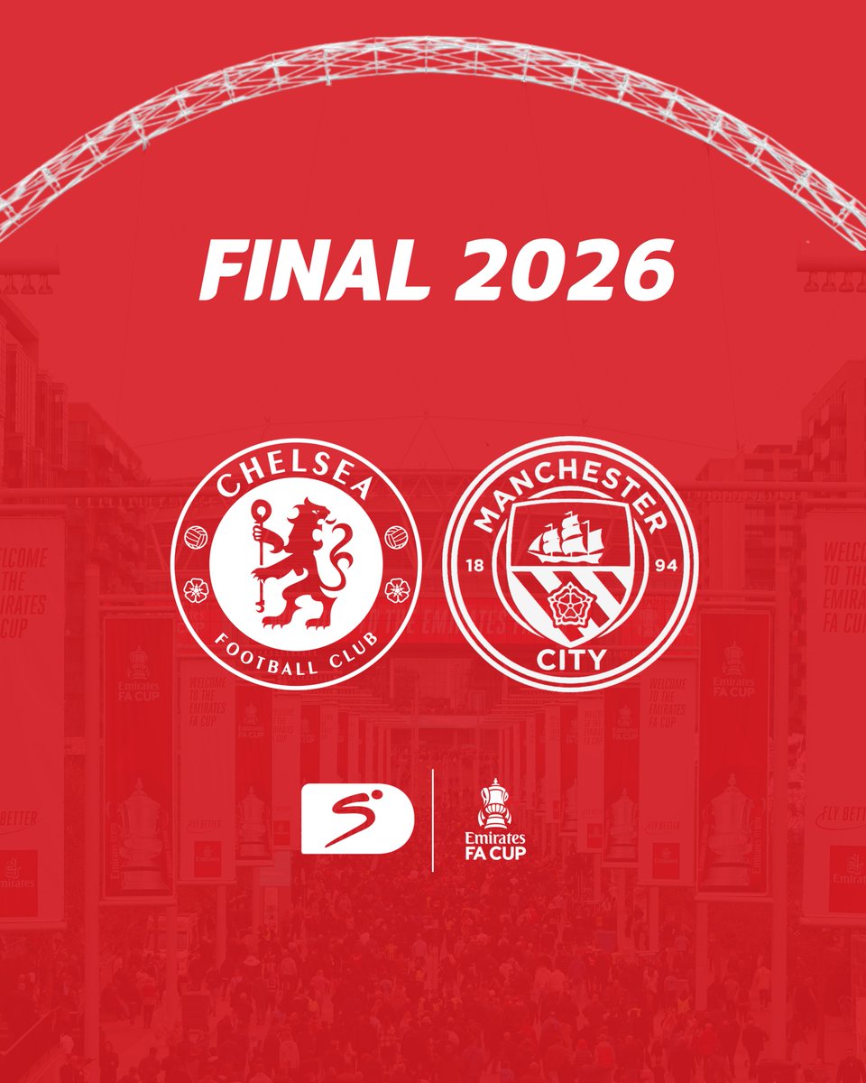 SSFootball's tweet image. 🔵 𝐂𝐇𝐄𝐋𝐒𝐄𝐀 🆚 𝐌𝐀𝐍 𝐂𝐈𝐓𝐘 🔵

We've got a blockbuster #EmiratesFACup final on the 16th of May 🏴󠁧󠁢󠁥󠁮󠁧󠁿🏆

#SSFootball | #FACup