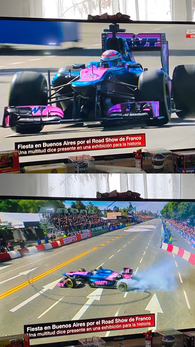 gustaricar2013's tweet photo. Muchas Gracias @FranColapinto @AlpineF1Team por regalarlos todo esto en nuestro país!🇦🇷🙌🏻

#F1 #Argentina #RoadShow #Colapinto #FC43 https://t.co/RpsrSqeOe6