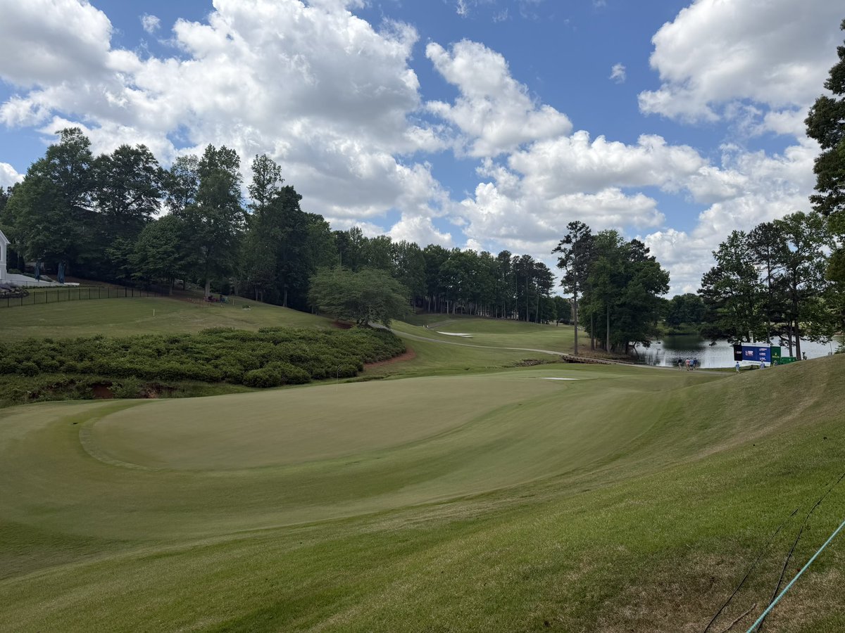 Final Round of the <a href="/ChampionsTour/">PGA TOUR Champions</a>’s <a href="/MEClassicGolf/">Mitsubishi Electric Classic presented by Vensure</a> at <a href="/tpcsugarloaf/">TPC Sugarloaf</a> will be mostly dry outside the slightest chance of a brief afternoon shower. Light winds are expected out of the northeast with highs in the low 80s <a href="/DTNWeather/">DTN Weather</a> #thinkweather